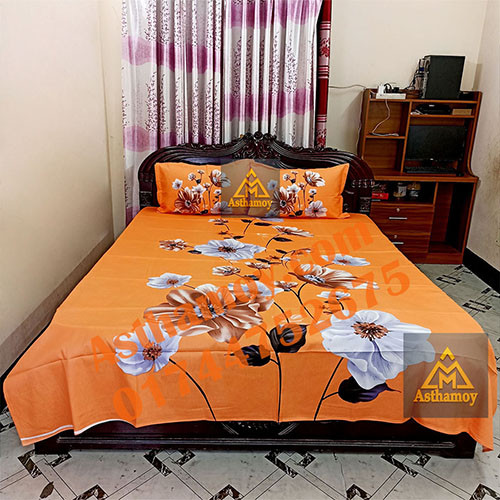 Luxury Panel Bed sheet With Two Matching Pillow Covers