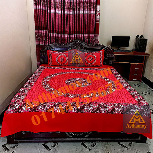 Luxury Panel Bed sheet With Two Matching Pillow Covers