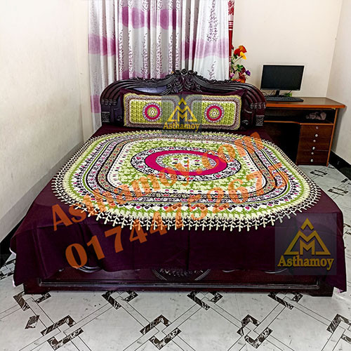 Luxury Panel Bed sheet With Two Matching Pillow Covers