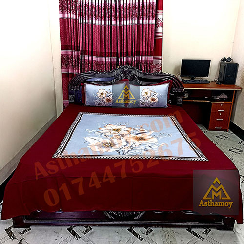 Luxury Panel Bed sheet With Two Matching Pillow Covers