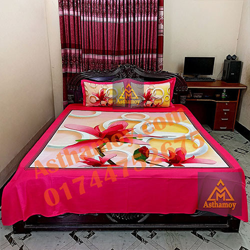 Luxury Panel Bed sheet With Two Matching Pillow Covers