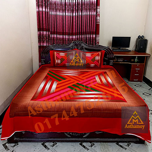 Luxury Panel Bed sheet With Two Matching Pillow Covers