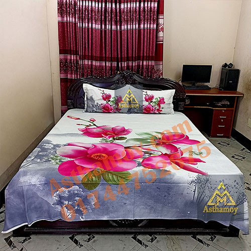 Luxury Panel Bed sheet With Two Matching Pillow Covers