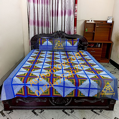 Digital HOME TEX King Size Bed sheet With Two Pillow Covers